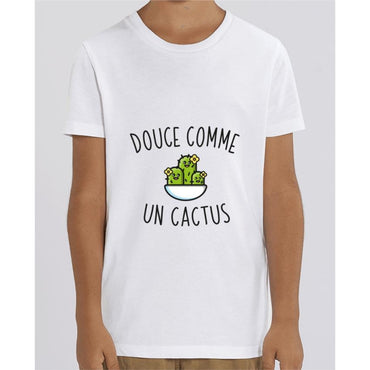 T-shirt Fille - Douce comme un cactus - White / 3/4 ans - Enfant & Bébé>T-shirts
