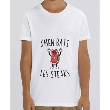 T-shirt Fille - Jmen bats les steaks - White / 3/4 ans - Enfant & Bébé>T-shirts