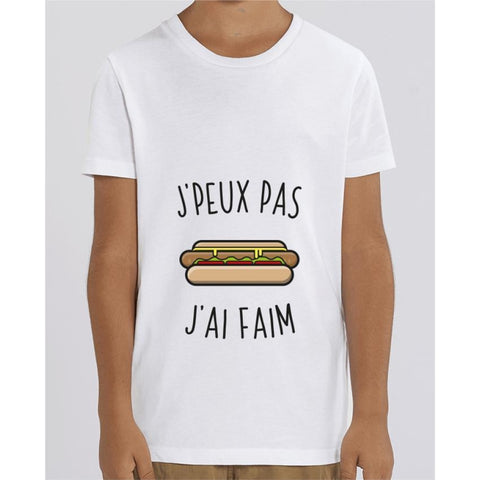T-shirt Fille - Jpeux pas jai faim - White / 3/4 ans - Enfant & Bébé>T-shirts