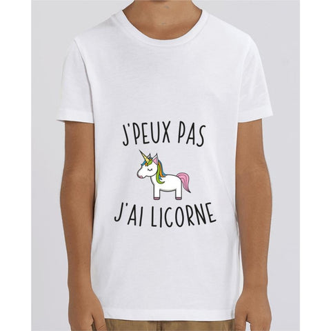 T-shirt Fille - Jpeux pas jai licorne - White / 3/4 ans - Enfant & Bébé>T-shirts