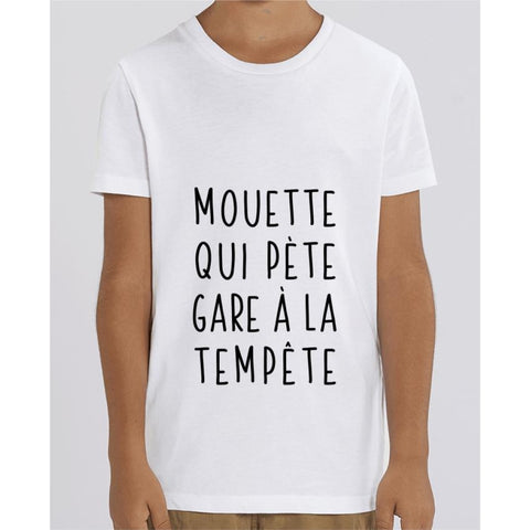 T-shirt Fille - Mouette qui pète - White / 3/4 ans - Enfant & Bébé>T-shirts