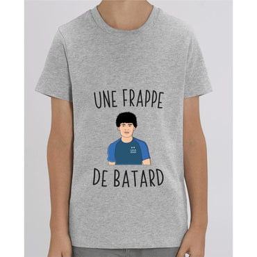 T-shirt Fille - Une frappe de batard - Heather Grey / 3/4 ans - Enfant & Bébé>T-shirts