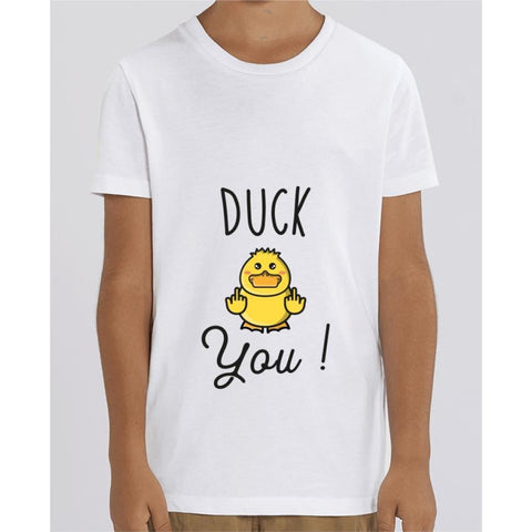 T-shirt Fille - Duck You - White / 3/4 ans - Enfant & Bébé>T-shirts