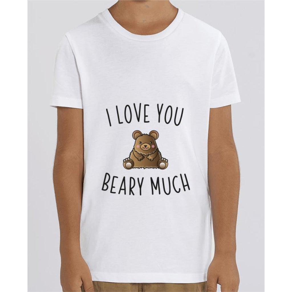 T-shirt Fille - I love you beary much - White / 3/4 ans - Enfant & Bébé>T-shirts