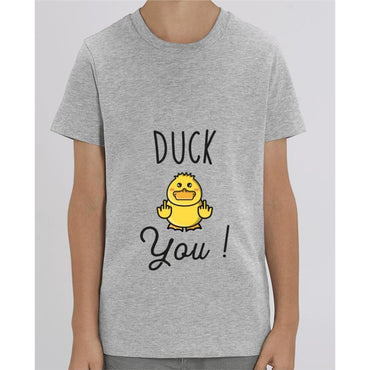 T-shirt Fille - Duck You - Heather Grey / 3/4 ans - Enfant & Bébé>T-shirts
