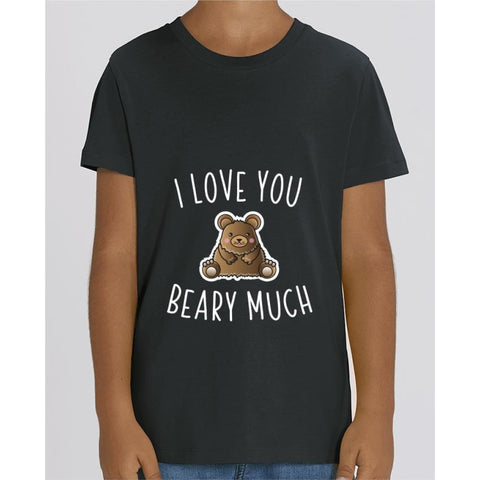 T-shirt Fille - I love you beary much - Black / 3/4 ans - Enfant & Bébé>T-shirts