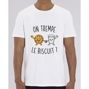 T-Shirt Homme - On trempe le biscuit - White / XXS - Homme>Tee-shirts