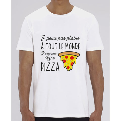 T-Shirt Homme - Pizza - White / XXS - Homme>Tee-shirts