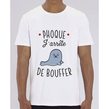 T-Shirt Homme - Phoque jarrête de bouffer - White / XXS - Homme>Tee-shirts