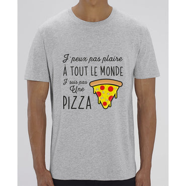T-Shirt Homme - Pizza - Heather Grey / XXS - Homme>Tee-shirts