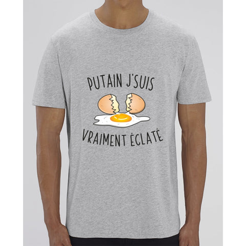 T-Shirt Homme - Putain jsuis vraiment éclaté - Heather Grey / XXS - Homme>Tee-shirts