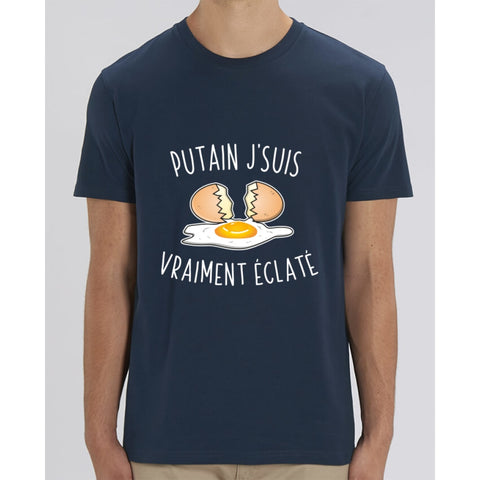 T-Shirt Homme - Putain jsuis vraiment éclaté - French Navy / XXS - Homme>Tee-shirts