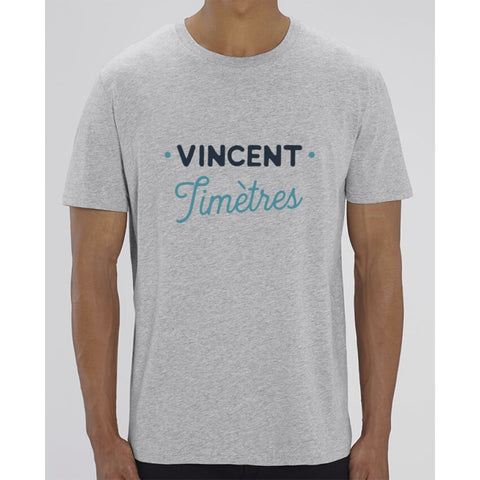T-Shirt Homme - Vincent Timètres - Heather Grey / XXS - Homme>Tee-shirts