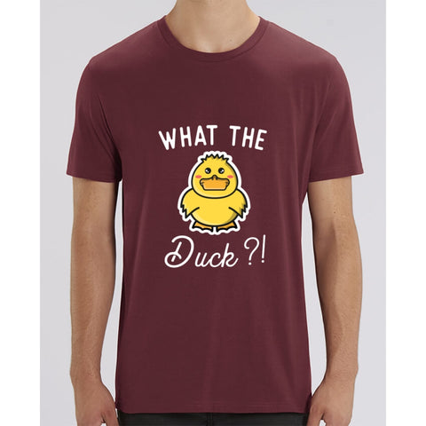 T-Shirt Homme - What the duck - Burgundy / XXS - Homme>Tee-shirts