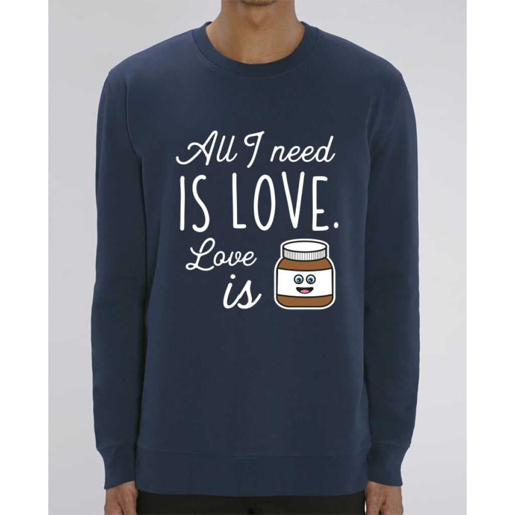 Sweat Unisexe - All I need is love - French Navy / XXS - Unisexe>Sweatshirts