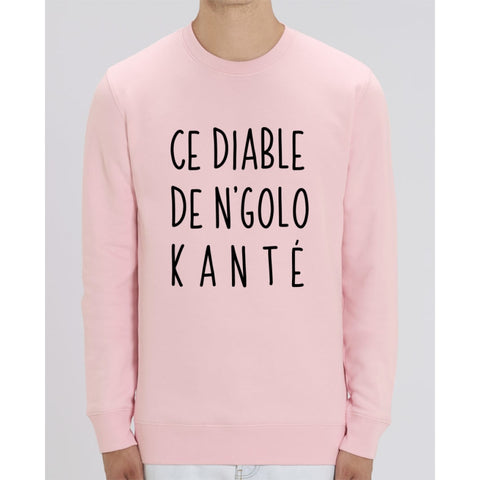 Sweat Unisexe - Ce diable de Ngolo Kanté - Cotton Pink / XS - Unisexe>Sweatshirts