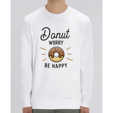 Sweat Unisexe - Donut worry be happy - White / XS - Unisexe>Sweatshirts
