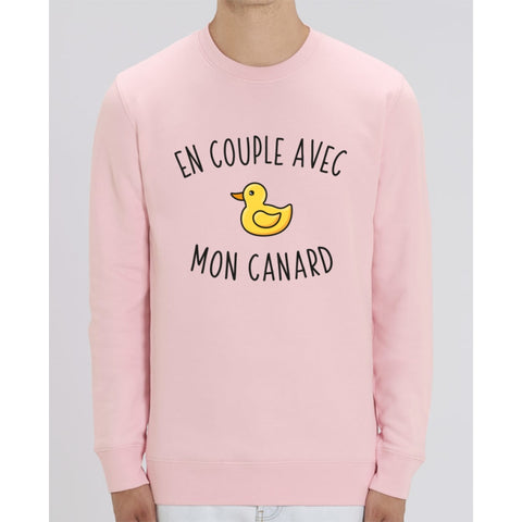 Sweat Unisexe - En couple avec mon canard - Cotton Pink / XS - Unisexe>Sweatshirts