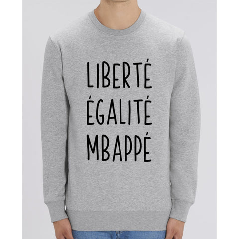 Sweat Unisexe - Liberté Égalité Mbappé - Heather Grey / XXS - Unisexe>Sweatshirts