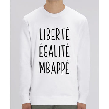 Sweat Unisexe - Liberté Égalité Mbappé - White / XS - Unisexe>Sweatshirts