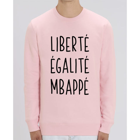 Sweat Unisexe - Liberté Égalité Mbappé - Cotton Pink / XS - Unisexe>Sweatshirts