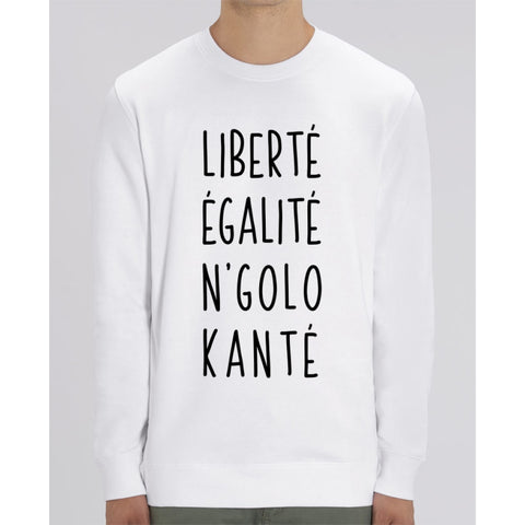 Sweat Unisexe - Liberté Égalité Ngolo Kanté - White / XS - Unisexe>Sweatshirts