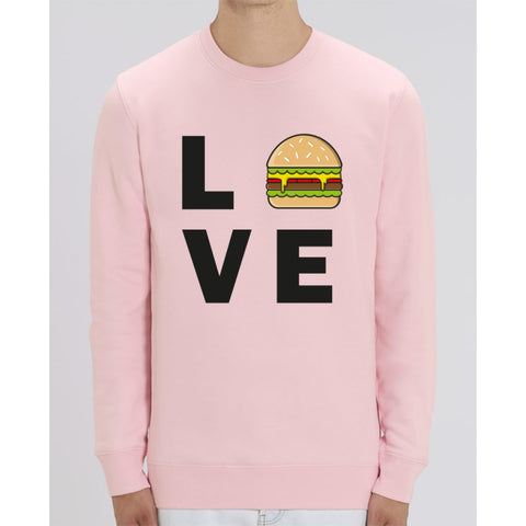 Sweat Unisexe - Love Hamburger - Cotton Pink / XS - Unisexe>Sweatshirts