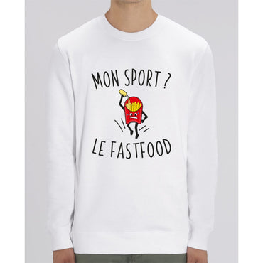 Sweat Unisexe - Mon sport Le fastfood - White / XS - Unisexe>Sweatshirts
