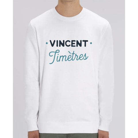 Sweat Unisexe - Vincent Timètres - White / XS - Unisexe>Sweatshirts