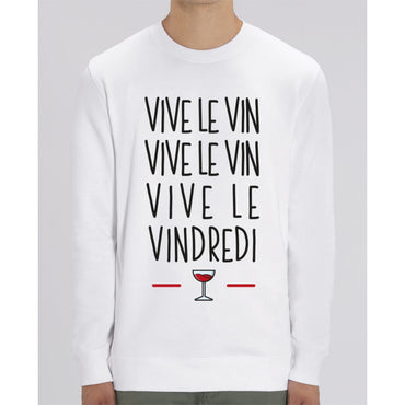 Sweat Unisexe - Vive le vin - White / XS - Unisexe>Sweatshirts