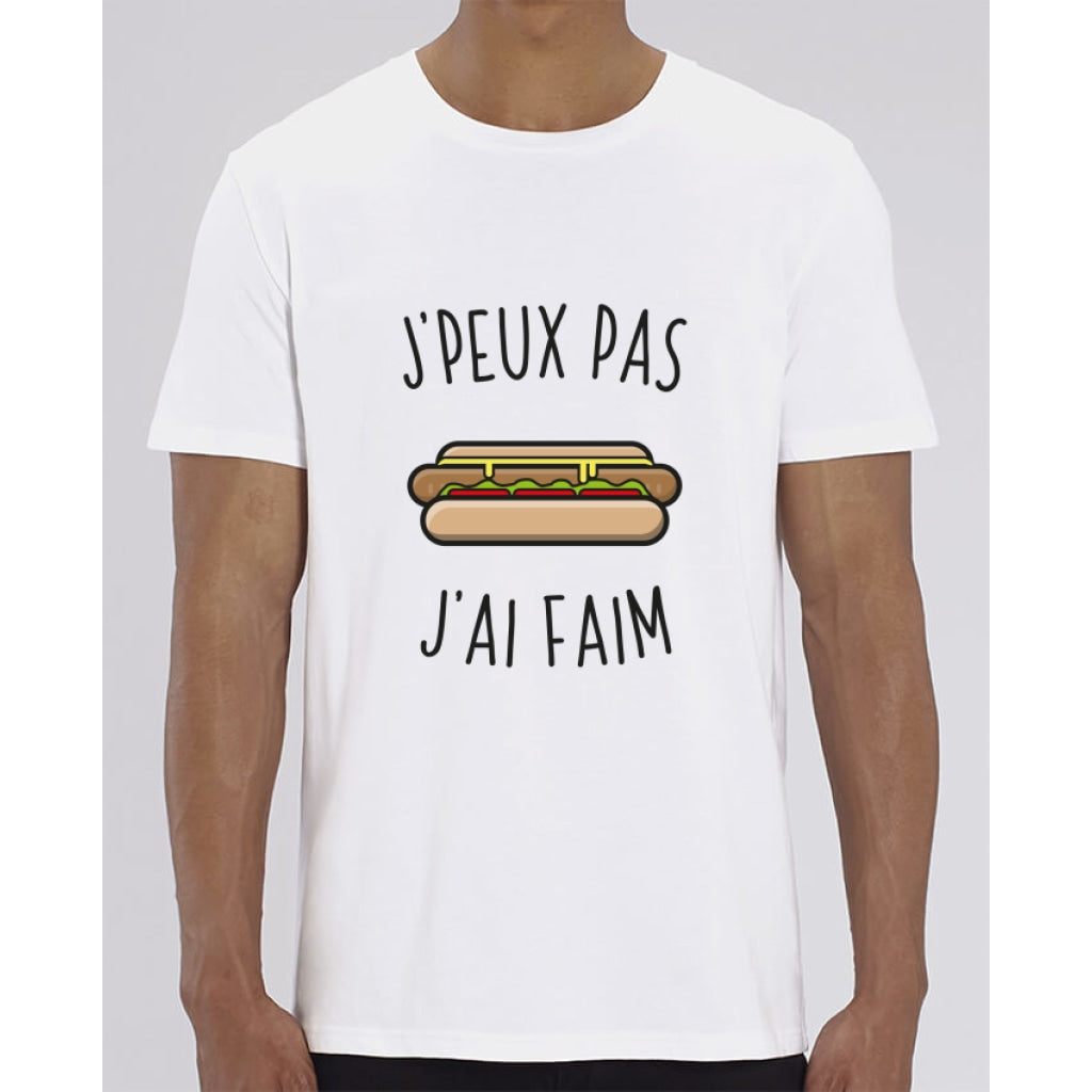 T-Shirt Homme - Jpeux pas jai faim - White / XXS - Homme>Tee-shirts
