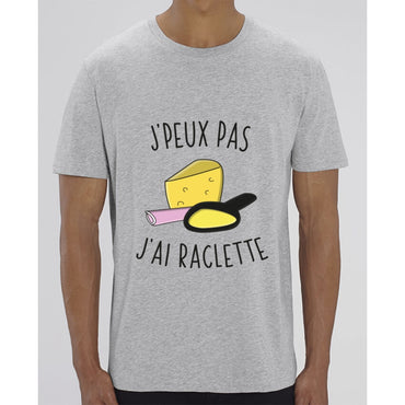 T-Shirt Homme - Jpeux pas jai raclette - Heather Grey / XXS - Homme>Tee-shirts