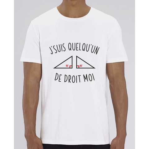 T-Shirt Homme - Jsuis quelquun de droit moi - White / XXS - Homme>Tee-shirts
