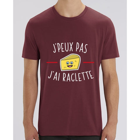 T-Shirt Homme - Jpeux pas jai raclette S2 - Burgundy / XXS - Homme>Tee-shirts