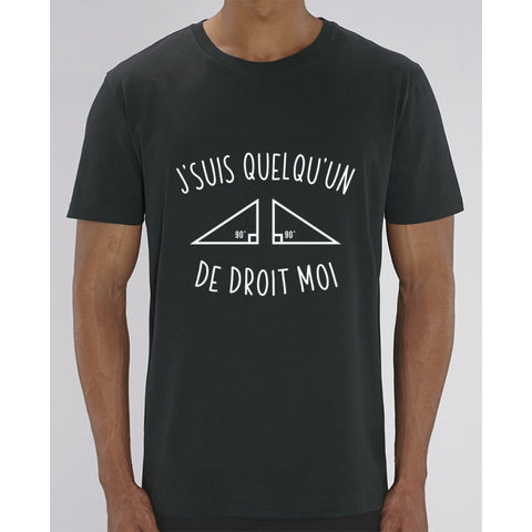 T-Shirt Homme - Jsuis quelquun de droit moi - Black / XXS - Homme>Tee-shirts