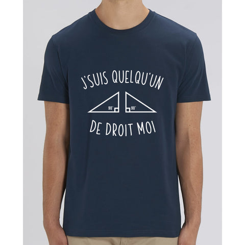 T-Shirt Homme - Jsuis quelquun de droit moi - French Navy / XXS - Homme>Tee-shirts