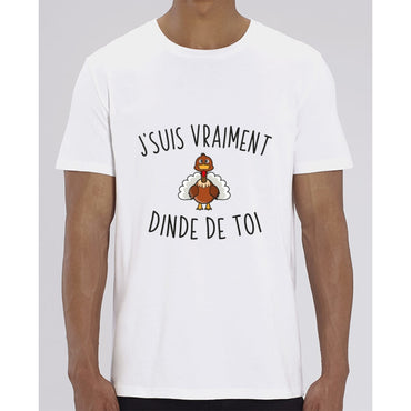 T-Shirt Homme - Jsuis vraiment dinde de toi - White / XXS - Homme>Tee-shirts