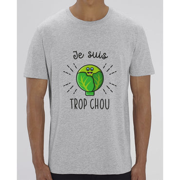 T-Shirt Homme - Je suis trop chou - Heather Grey / XXS - Homme>Tee-shirts