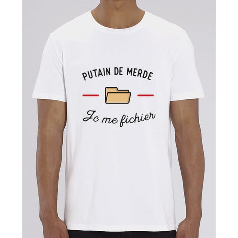 T-Shirt Homme - Je me fichier - White / XXS - Homme>Tee-shirts