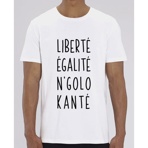 T-Shirt Homme - Liberté Égalité Ngolo Kanté - White / XXS - Homme>Tee-shirts