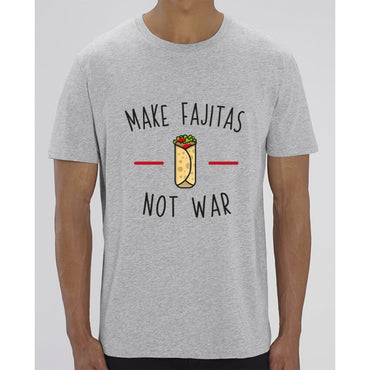T-Shirt Homme - Make fajitas not war - Heather Grey / XXS - Homme>Tee-shirts