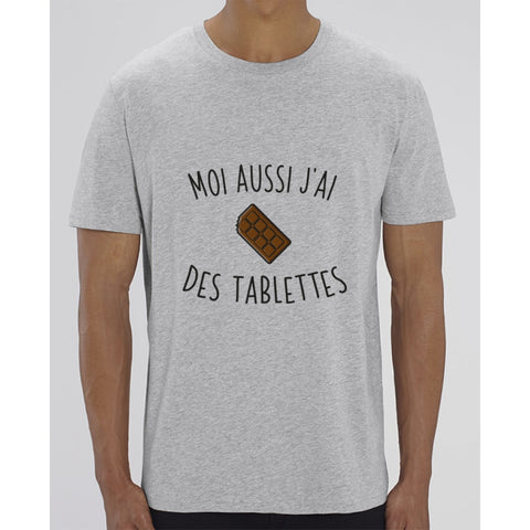 T-Shirt Homme - Moi aussi jai des tablettes - Heather Grey / XXS - Homme>Tee-shirts