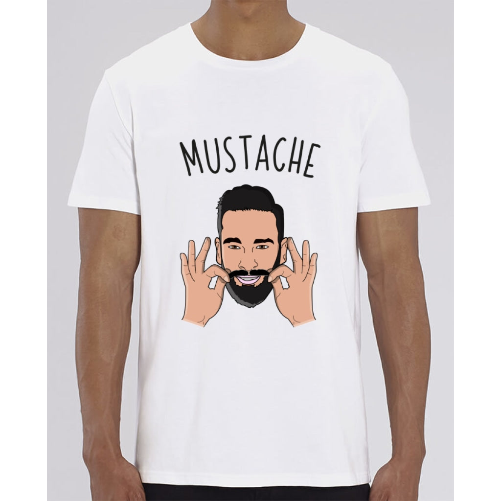 T-Shirt Homme - Mustache Rami - White / XXS - Homme>Tee-shirts