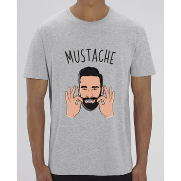T-Shirt Homme - Mustache Rami - Heather Grey / XXS - Homme>Tee-shirts