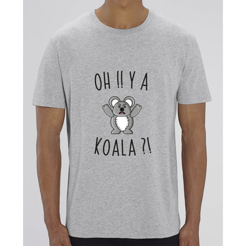 T-Shirt Homme - Oh y a koala - Heather Grey / XXS - Homme>Tee-shirts