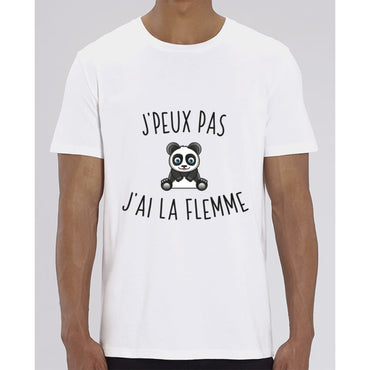 T-Shirt Homme - Jpeux pas jai la flemme - White / XXS - Homme>Tee-shirts