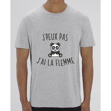 T-Shirt Homme - Jpeux pas jai la flemme - Heather Grey / XXS - Homme>Tee-shirts