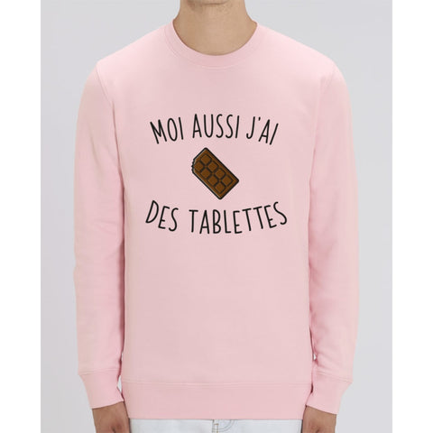 Sweat Unisexe - Moi aussi jai des tablettes - Cotton Pink / XS - Unisexe>Sweatshirts