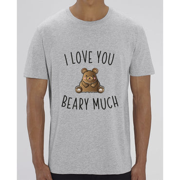 T-Shirt Homme - I love you beary much - Heather Grey / XXS - Homme>Tee-shirts