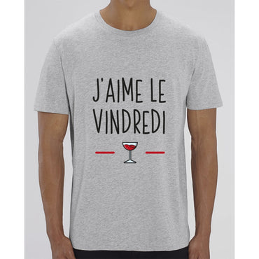 T-Shirt Homme - Jaime le vindredi - Heather Grey / XXS - Homme>Tee-shirts
